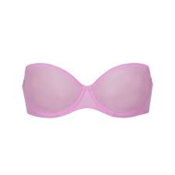 B005. Ultra Fine Mesh Strapless Bra